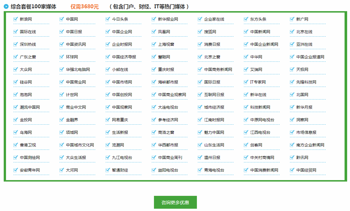 软文营销推广发布价格套餐(图3)